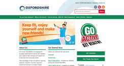 Desktop Screenshot of getoxfordshireactive.org