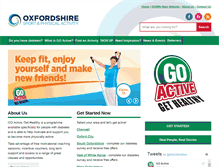 Tablet Screenshot of getoxfordshireactive.org
